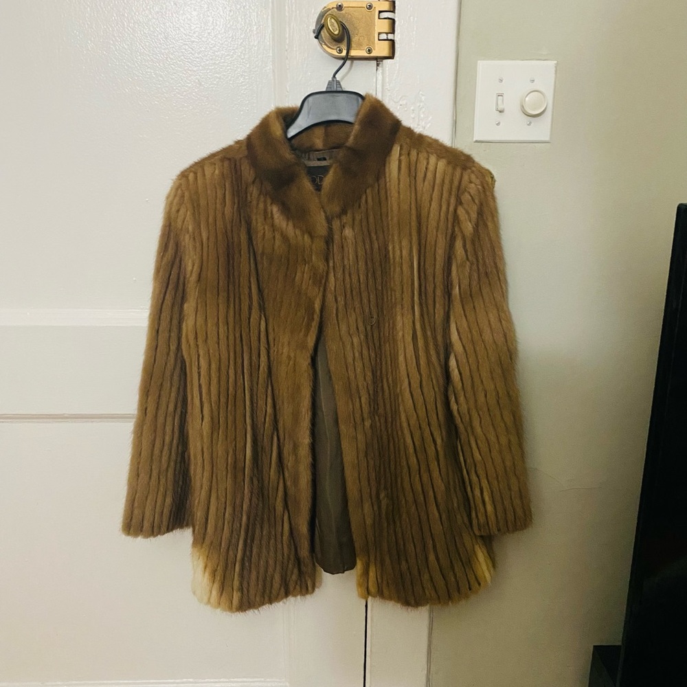 Vintage 80s Saga Mink Fur Jacket